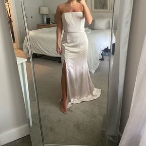 Amsale Champagne Bridesmaid Dress NWT!!